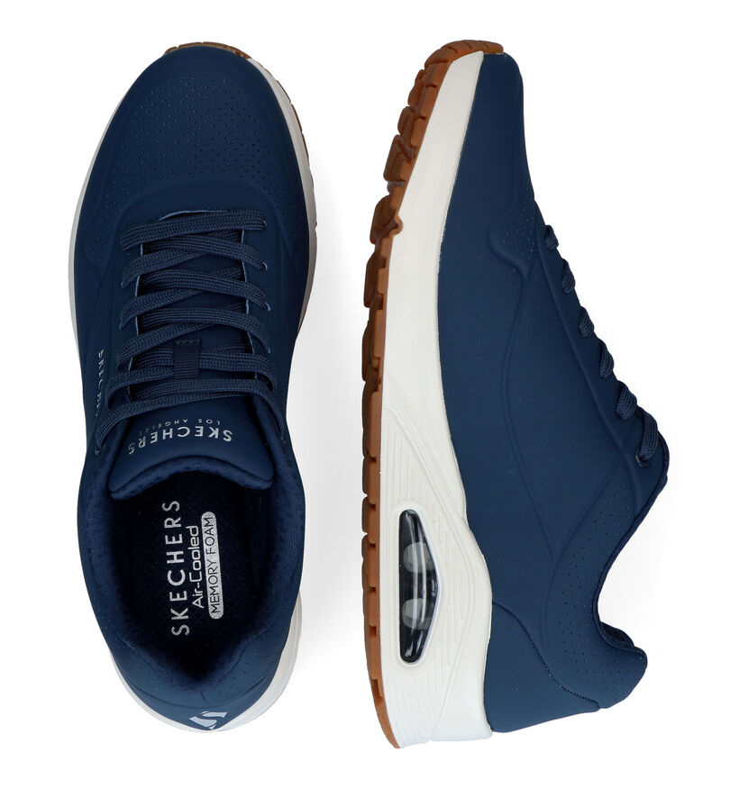 Skechers Uno Stand On Air Baskets en Noir pour hommes (359746)