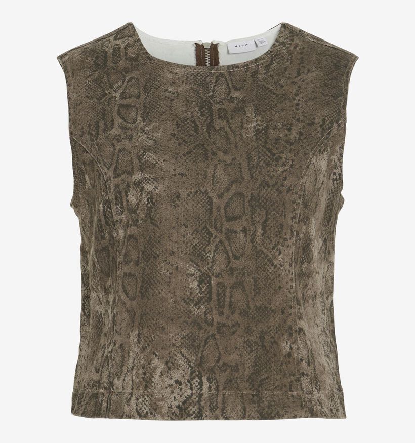 Vila Chia Bruine Top voor dames (365606)