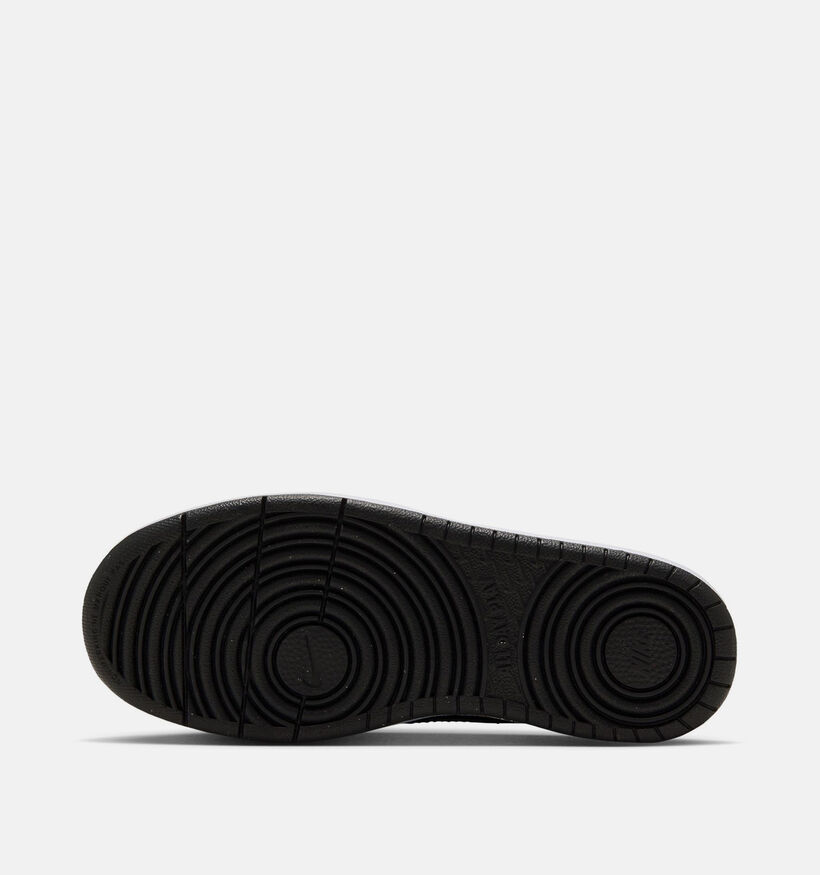 Nike Court Borough Low Zwarte Sneakers voor jongens (377292)