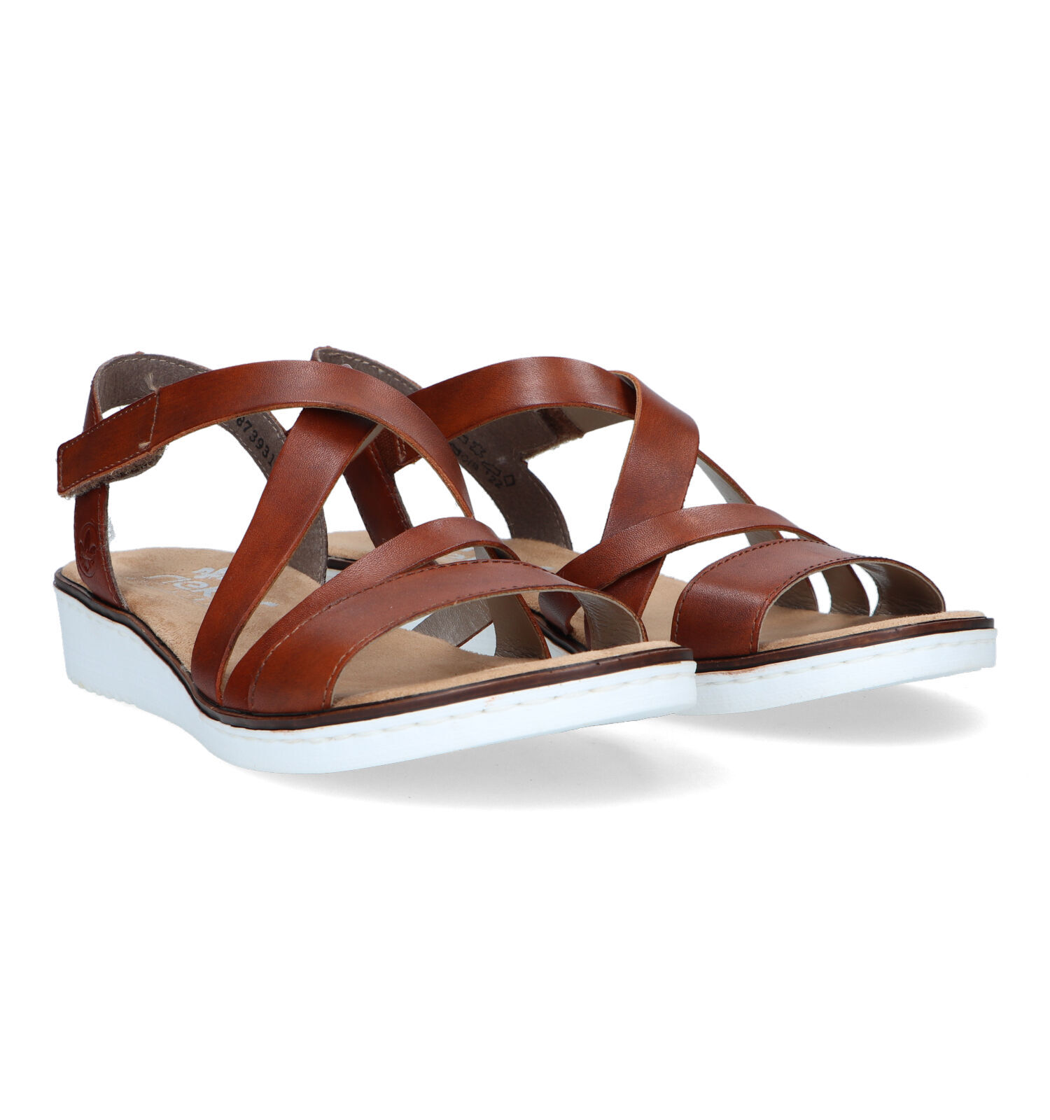 Rieker Cognac Sandalen Dames Sandalen Online op TORFS.BE