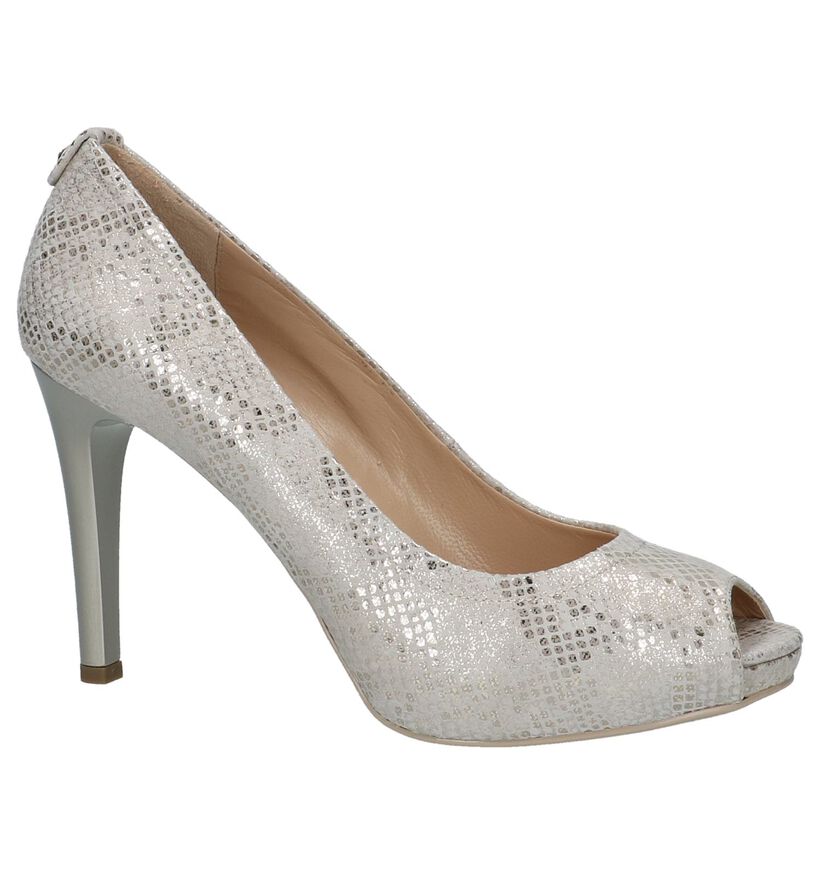 Peeptoe Pumps Goud NeroGiardini, , pdp