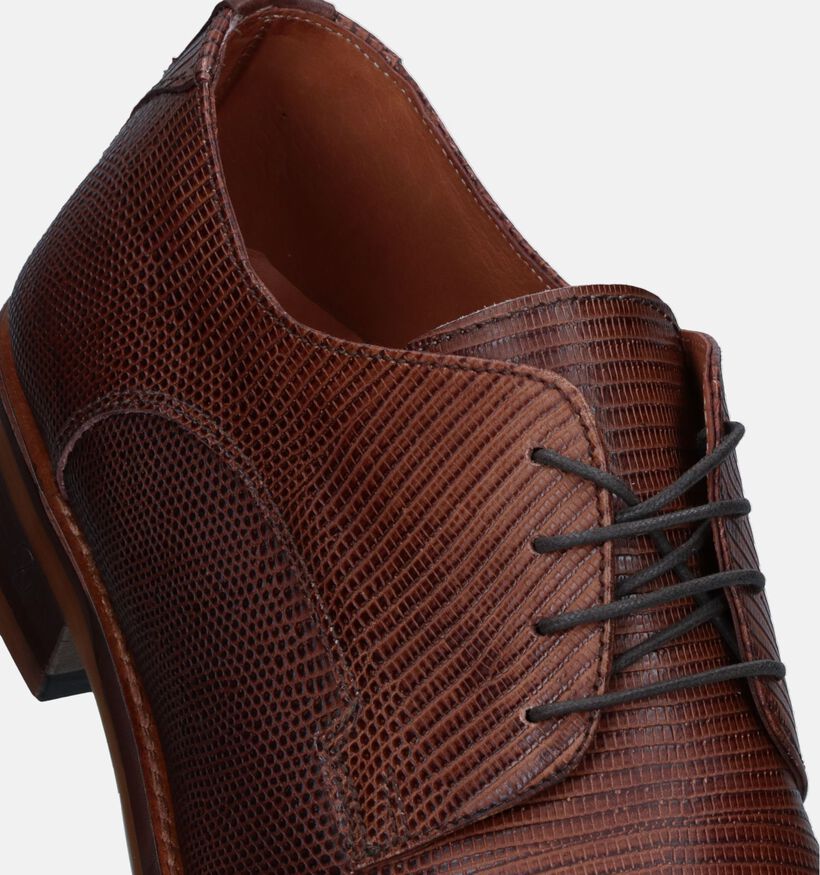 Ambiorix Jurassic Avenue Chaussures classiques en Cognac pour hommes (341183)