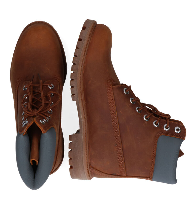 Timberland 6 Inch Premium Cognac Boots voor heren (313461) - geschikt voor steunzolen