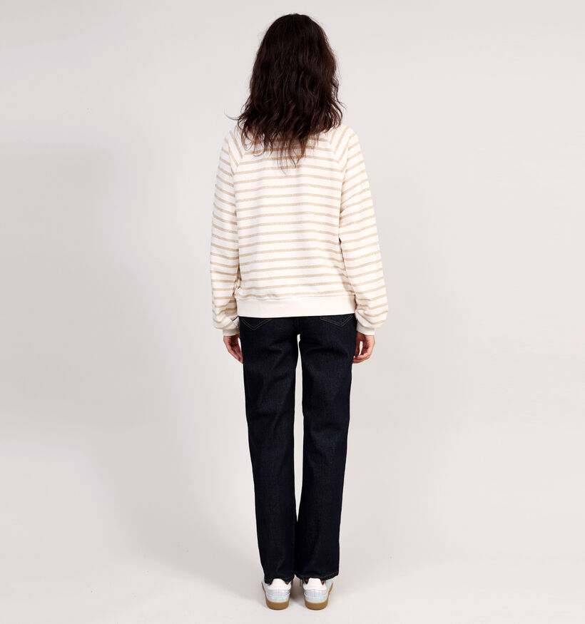 Pieces Greta Sweatshirt en Beige pour femmes (361155)
