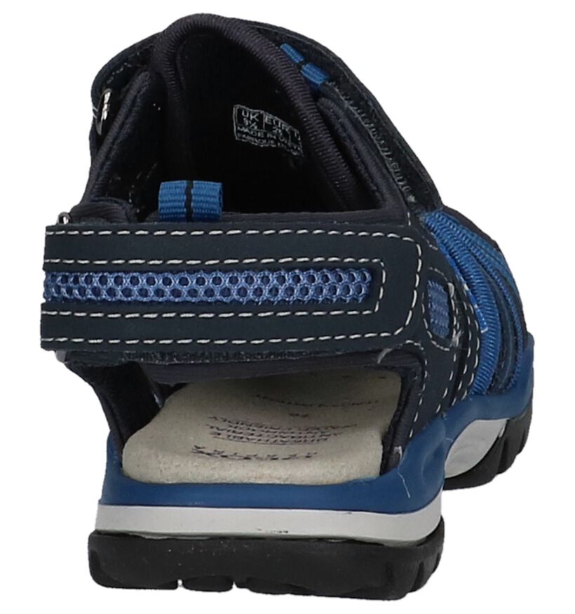 Geox Donker Blauwe Sportieve Sandalen in kunstleer (213167)