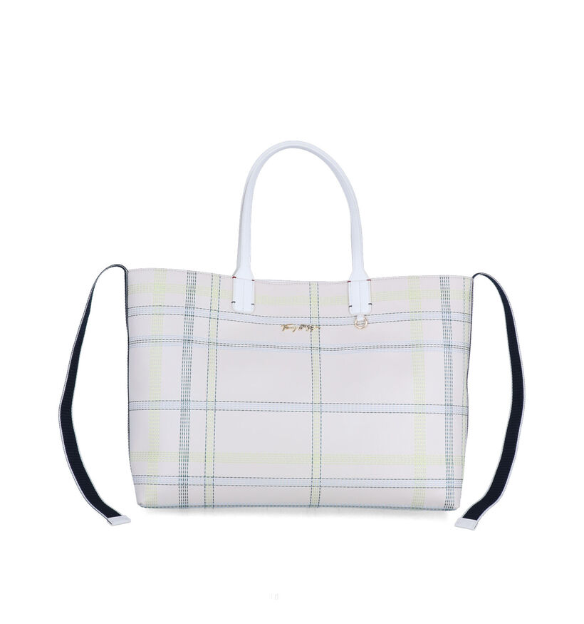 Tommy Hilfiger Iconic Tommy Tote Cabas en Écru pour femmes (311121)