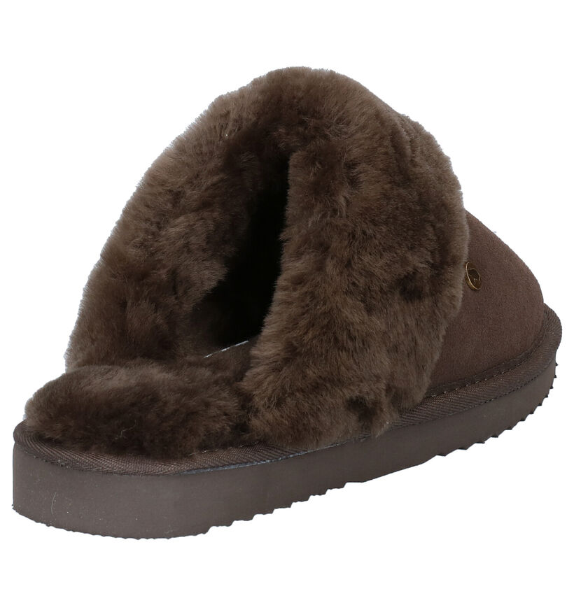 Warmbat Flurry Cognac Pantoffels voor dames (346207)