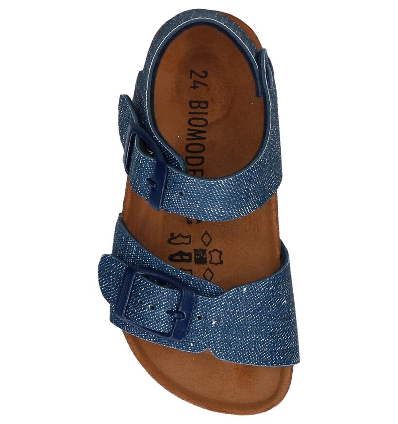 Biomodex Sandales en Bleu foncé en simili cuir (284499)