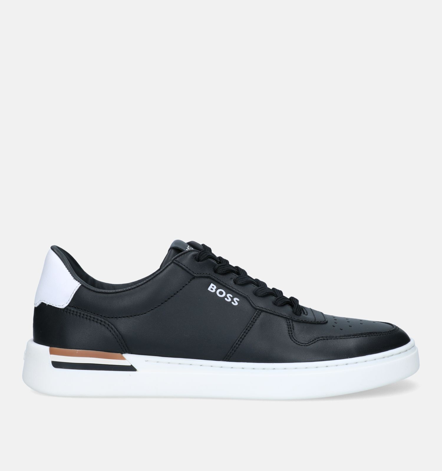 Boss Clint Tenn Zwarte Veterschoenen Heren Lage schoenen Online op TORFS.BE