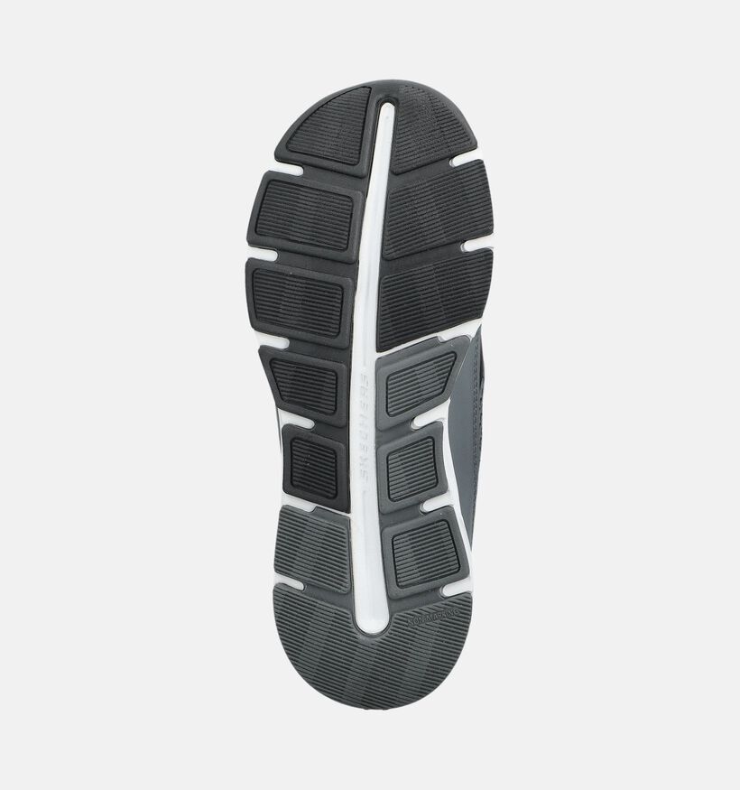 Skechers Glide Step Plus Baskets basses en Gris fonc&eacute; pour filles, gar&ccedil;ons (376844)