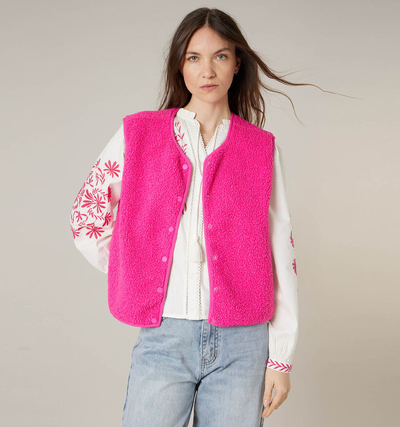 Deeluxe Original Olera Neon Veste en Rose pour femmes (369753)