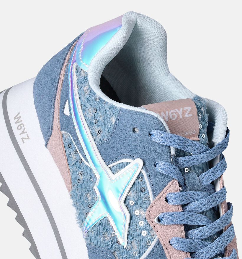 W6YZ Deva Sneakers Blauw voor dames (357483) - geschikt voor steunzolen