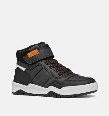 Geox Respira Mid Sneakers Zwart