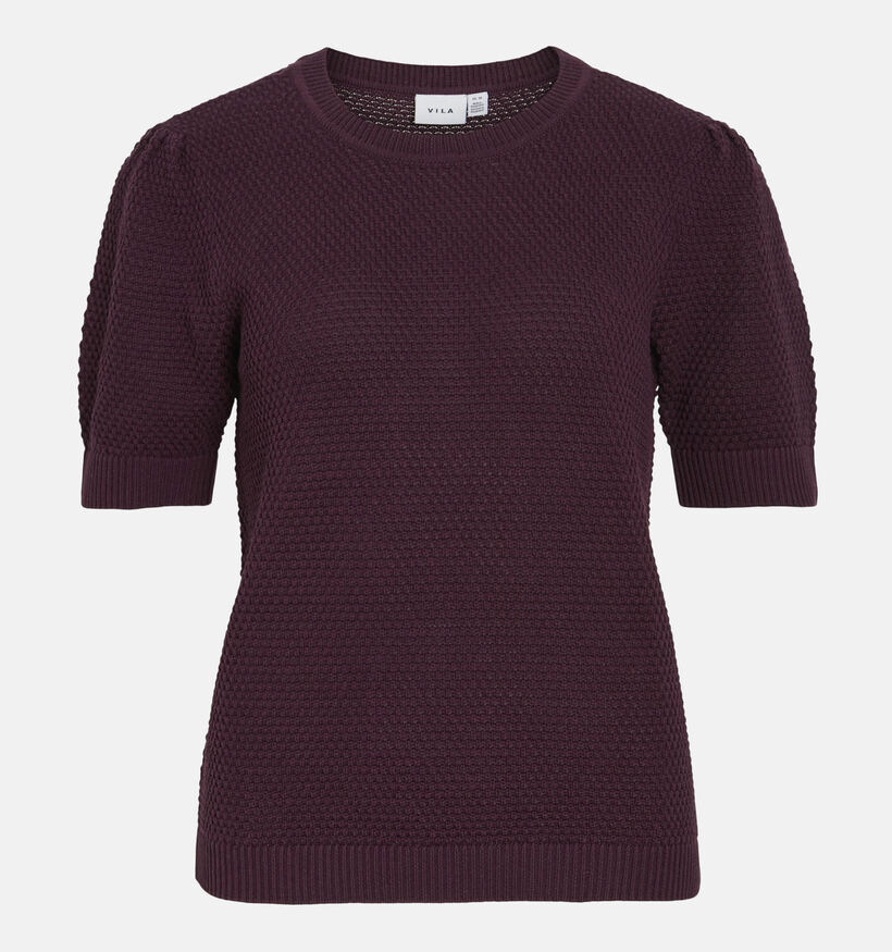 Vila Pull en Bordeaux pour femmes (361344)