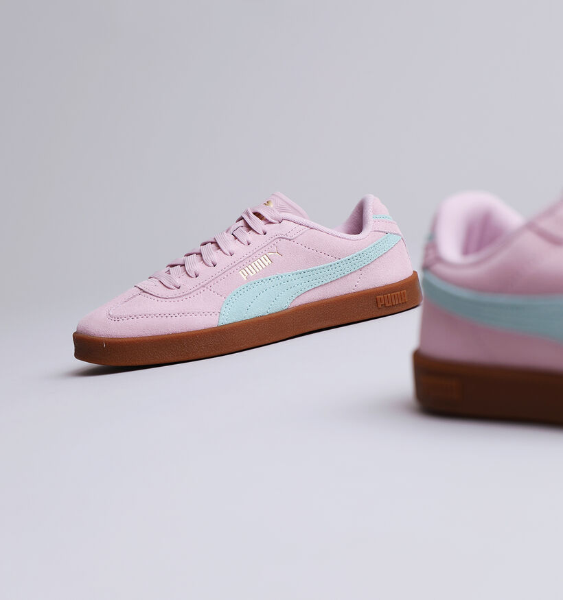 Puma Club II Era Suede Roze Sneakers voor dames (350419) - geschikt voor steunzolen