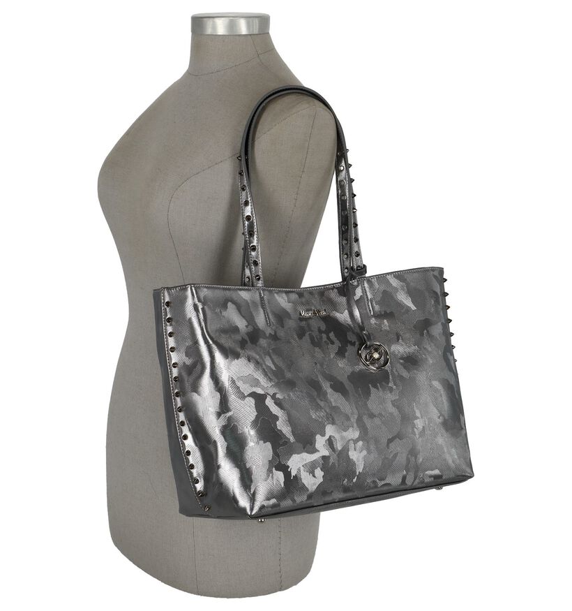 Zilveren Shopper Kisses of Pearl Charly in kunstleer (233610)