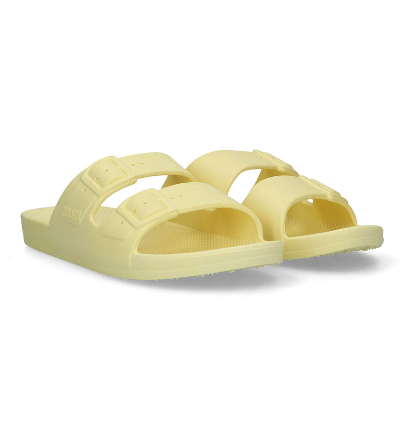 Freedom Moses Basic Nu-pieds en Vert Kaki pour femmes (340276)