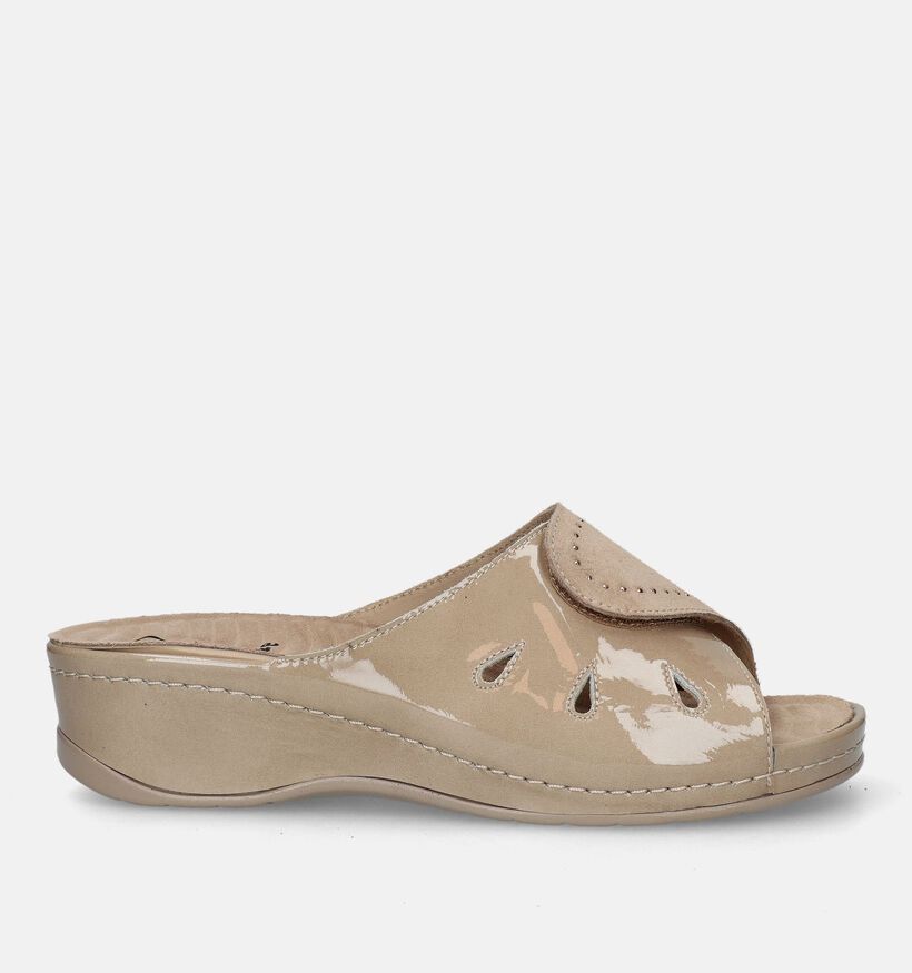 Scholl Nives Mules en Argent pour femmes (336791) - pour semelles orthopédiques