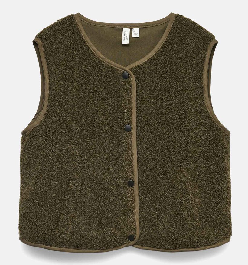 Vero Moda Gilly SL Donkergroene Gilet voor dames (364536)