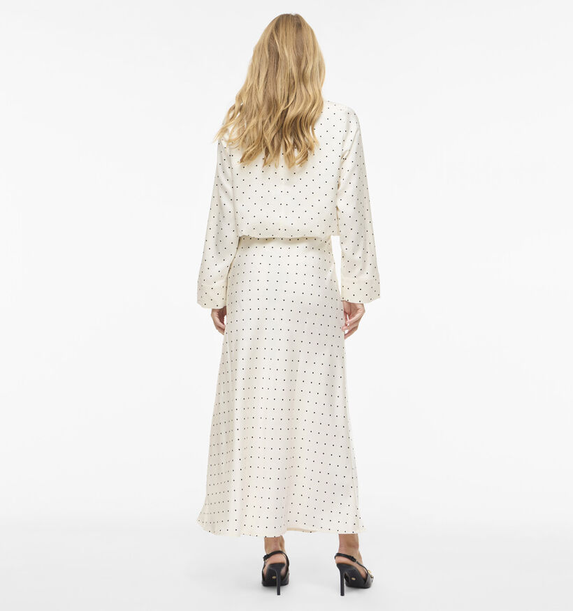 Vila Fadia Jupe longue Polkadots en Blanc pour femmes (374297)