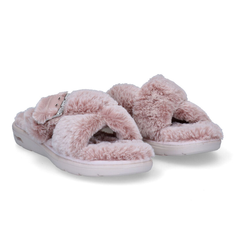 Skechers Arch Fit Lounge Roze Pantoffels voor dames (301275)
