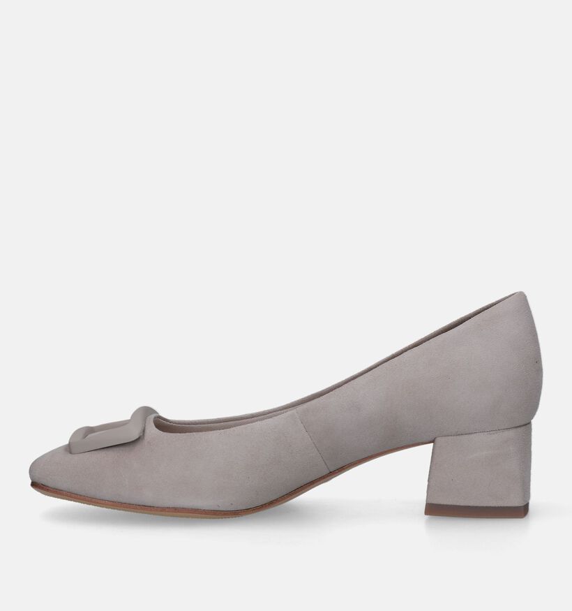 Tamaris Taupe Pumps met blokhak voor dames (328264)