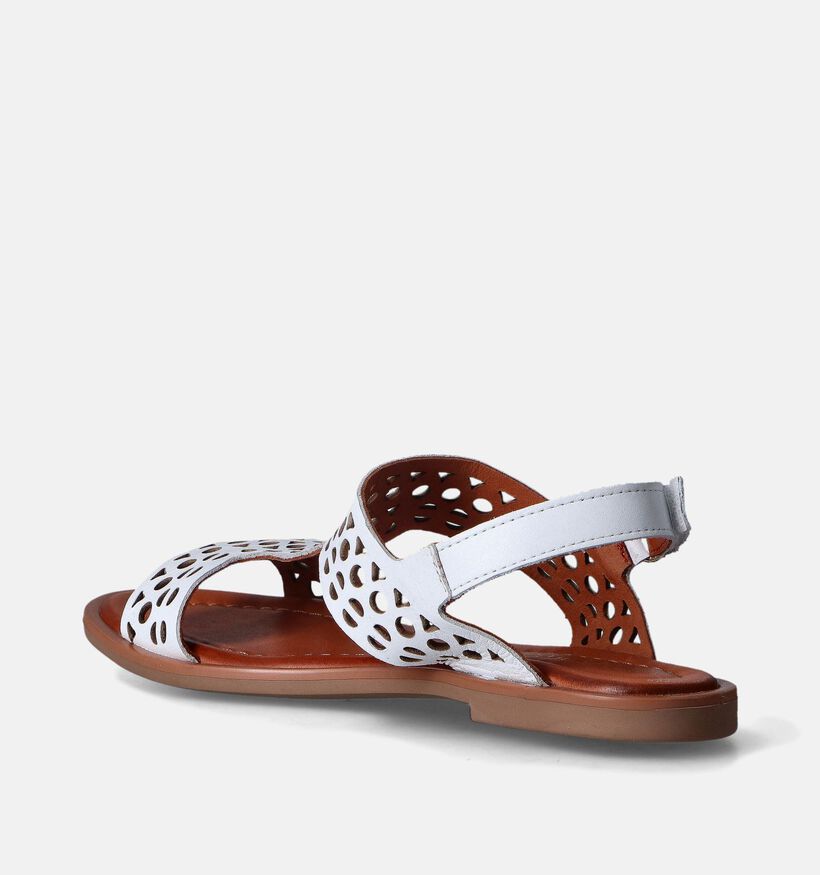 River Woods Aliana Witte Platte sandalen voor dames (356796)