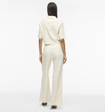 Vila Broeken Beige