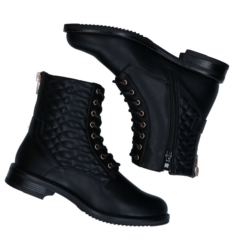 Youh! Conan Zwarte Boots in kunstleer (277408)