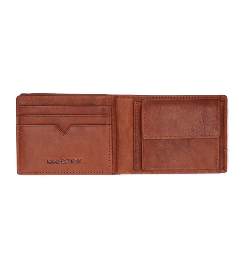 Maverick Bruine Portefeuille voor heren (358823)