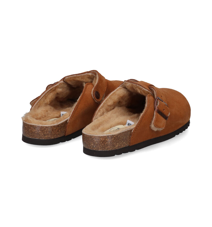 Scholl Fae Pantoufles en Cognac pour femmes (316951)