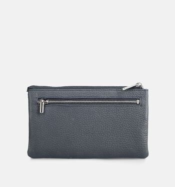 Crinkles Portemonnees Beige/Blauw