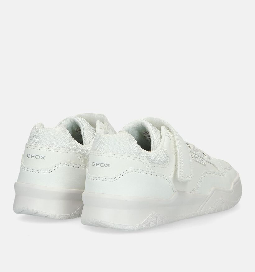 Geox Perth Witte Sneakers voor jongens (329872) - geschikt voor steunzolen