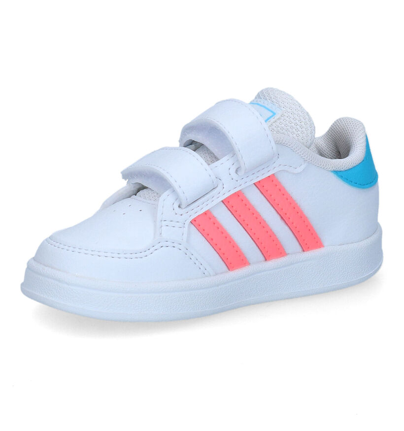 adidas Breaknet Witte Sneakers in kunstleer (318926)