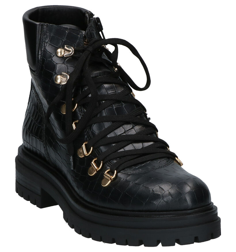 Scapa Flair Zwarte Boots in leer (259128)