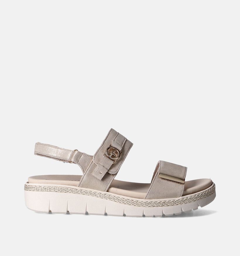 Tamaris Gouden Sandalen met Sleehak voor dames (354416)