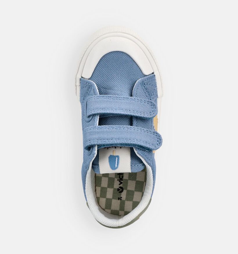 Victoria Blauwe Lage Sneakers voor jongens, meisjes (370991)