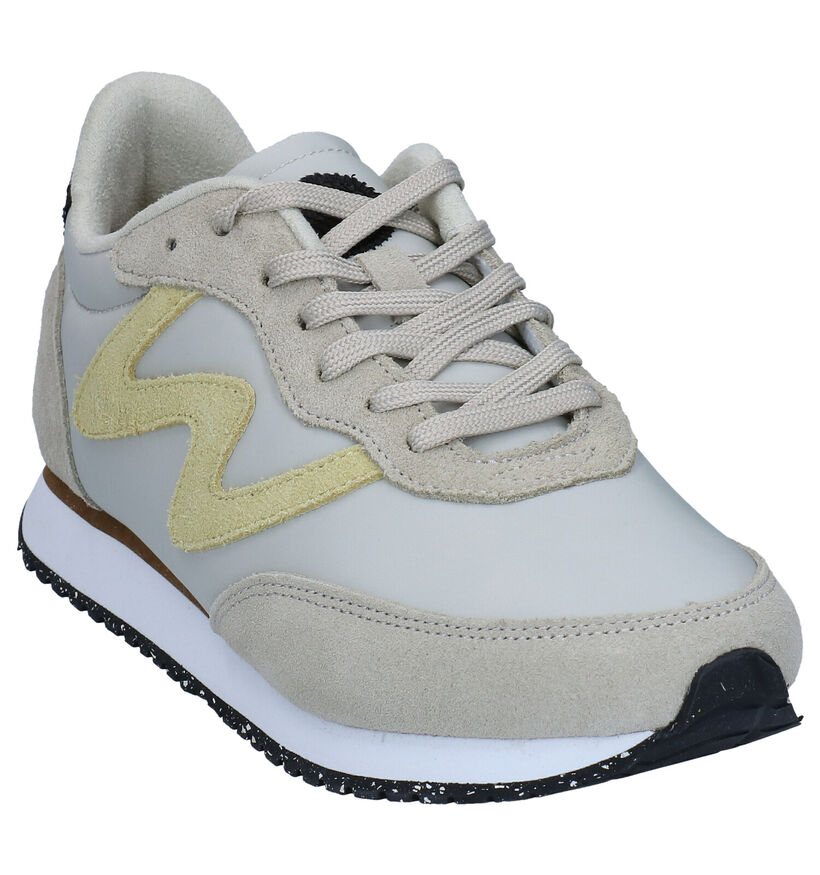 Woden Olivia Kaki Sneakers in stof (277425)