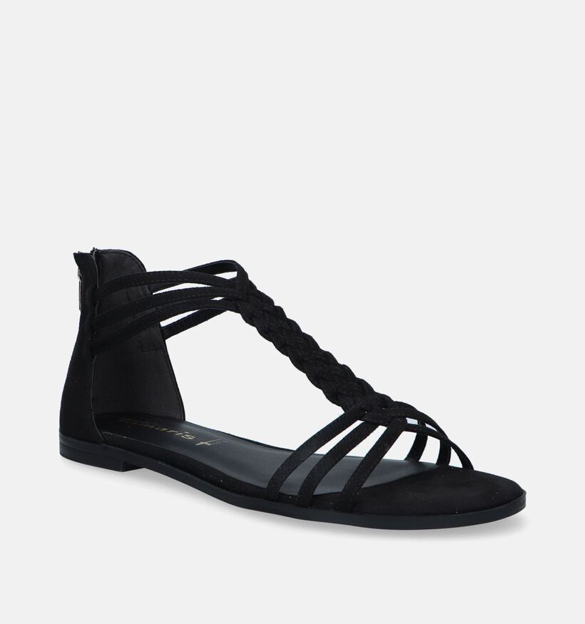 TamarisZwarte Sandalen Met Gesloten Hiel voor dames (338260)