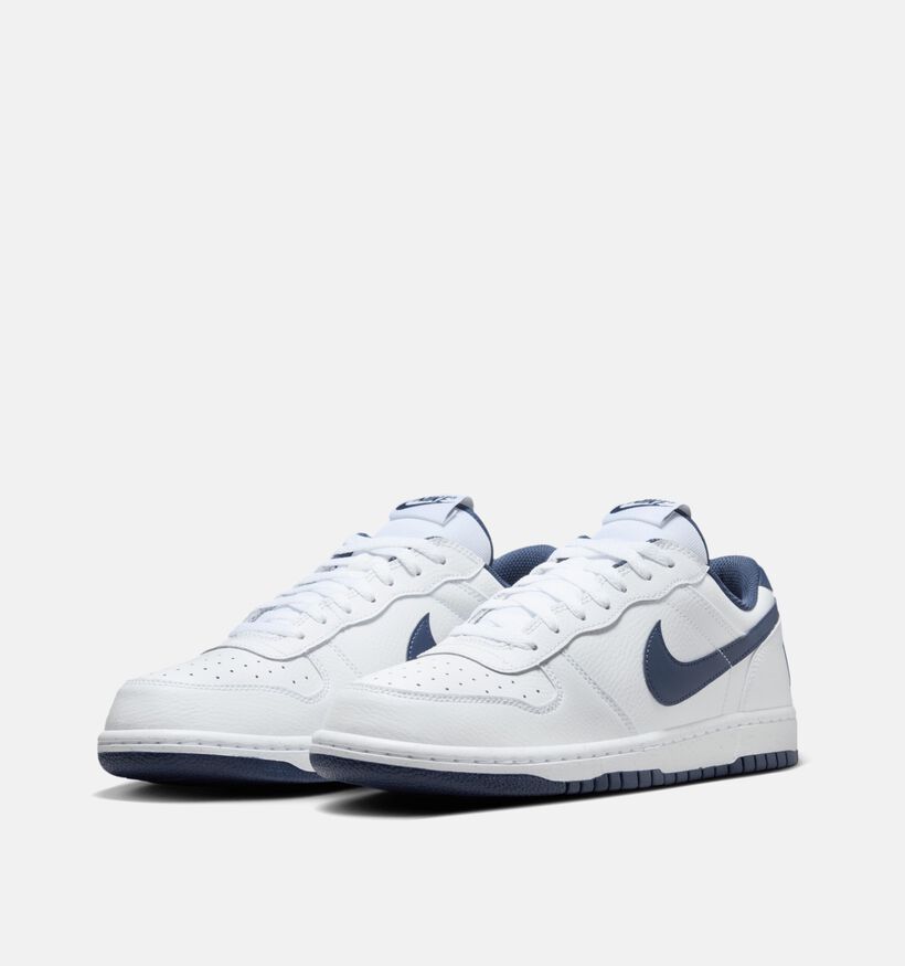 Nike Big Nike Low Witte Sneakers voor heren, jongens (350458)
