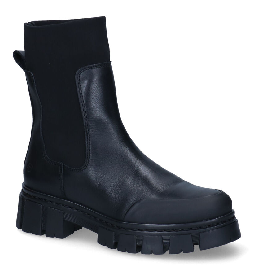 Tamaris Zwarte Boots in stof (300100)