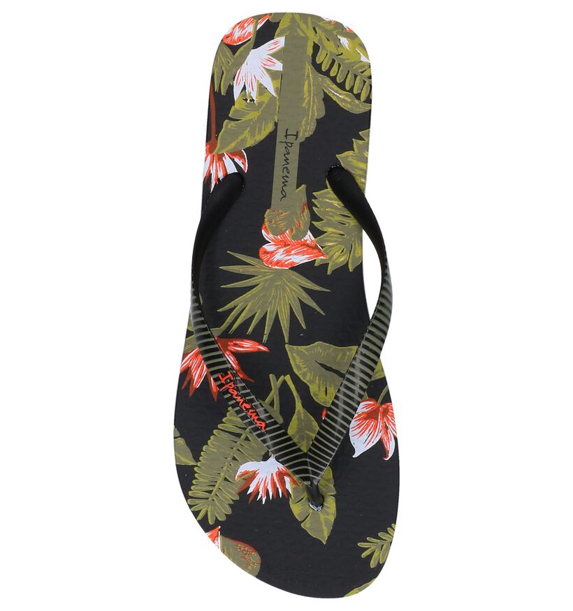 Zwarte Teenslippers Ipanema I Love Tropical in kunststof (246627)