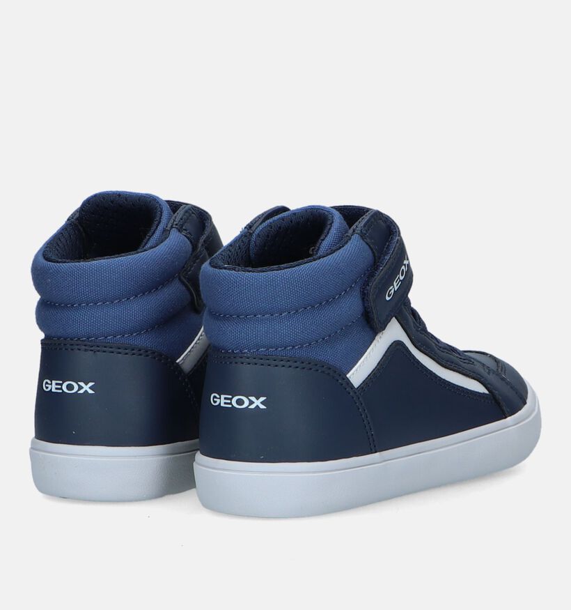 Geox Gisli Blauwe Hoge Sneakers voor jongens (328534) - geschikt voor steunzolen
