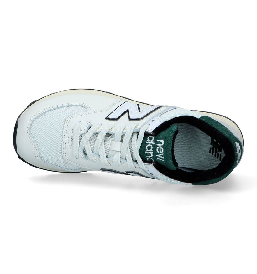 New Balance 574 Baskets en Blanc pour hommes (319188) - pour semelles orthopédiques