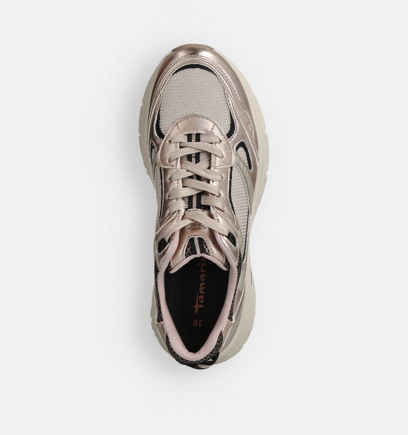 Tamaris Gouden Sportieve Sneakers voor dames (360616) - geschikt voor steunzolen