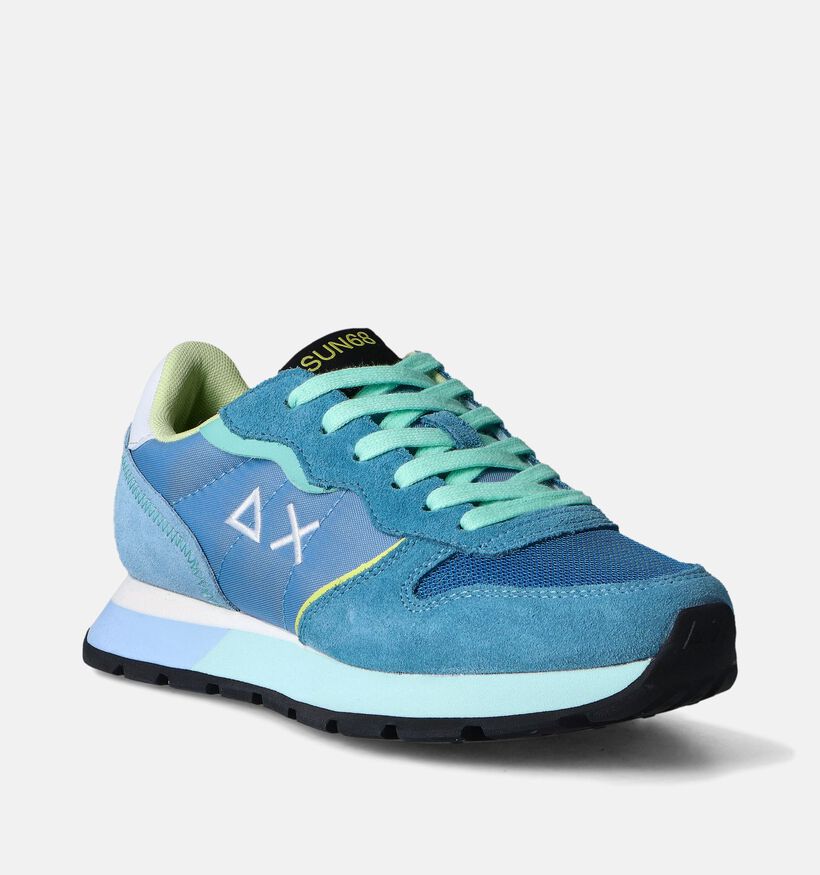 Sun68 Ally Color Explosion Blauwe Sneakers voor dames (351704) - geschikt voor steunzolen