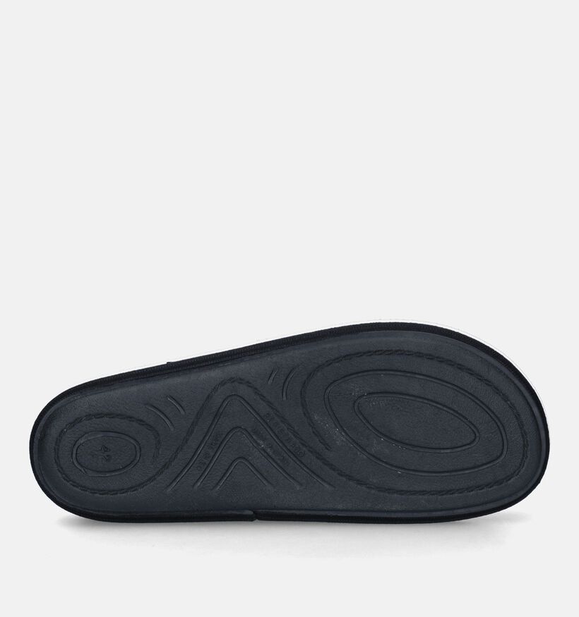 River Woods Hendrik Zwarte Pantoffels voor steunzolen voor heren (347820) - geschikt voor steunzolen