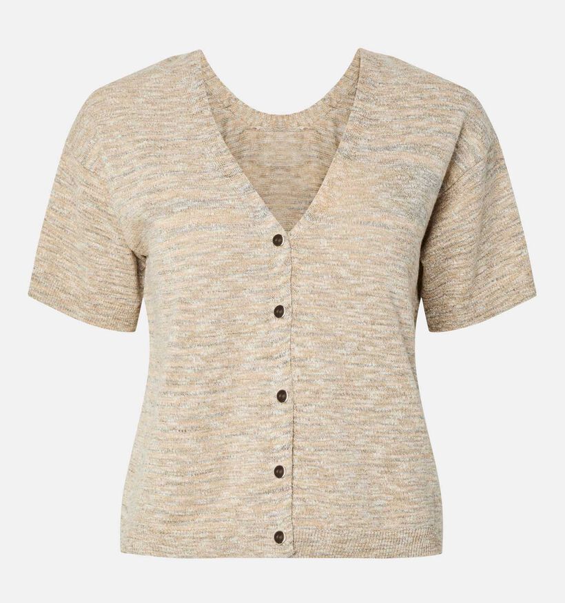 Pieces Gail Beige Vest voor dames (372381)