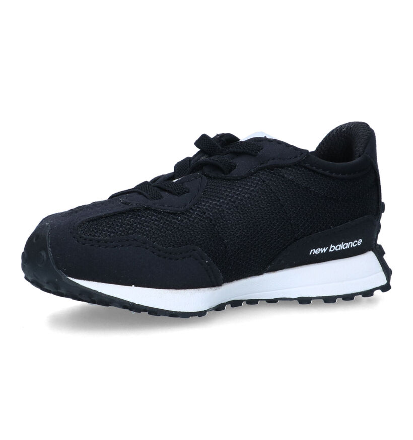 New Balance 327 Baskets en Noir pour filles, garçons (319329) - pour semelles orthopédiques