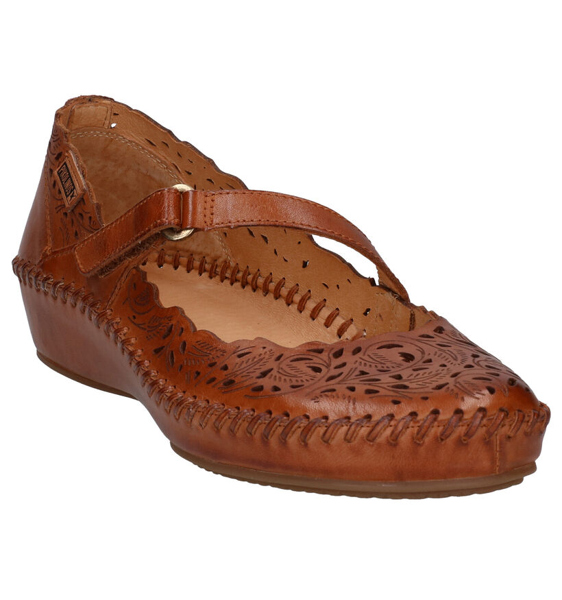 Pikolinos Chaussures slip-on en Cognac en cuir (289270)